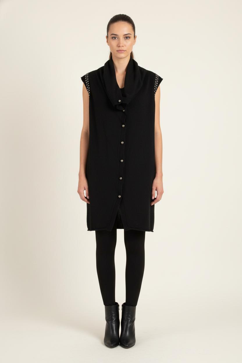 Robe sans manches noire - Taille L/40 de la marque Liu Jo | PARAD82329 - Vendu par Paradigme - Image 1