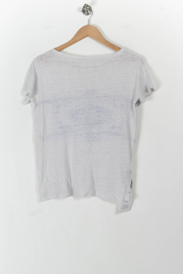Tee-shirt Blanc et Bleu - Taille S/36 de la marque Comptoir des Cotonniers | PARAD82335 - Vendu par Paradigme - Image 4