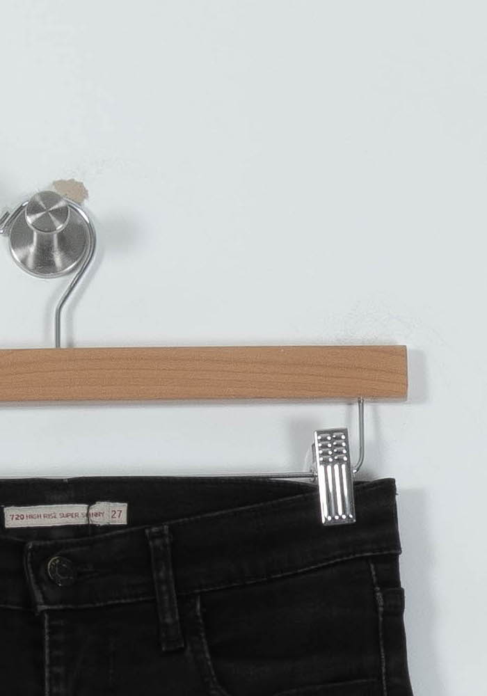 Jean Slim Noir - Taille S/36 de la marque Levi's | PARAD82338 - Vendu par Paradigme - Image 3