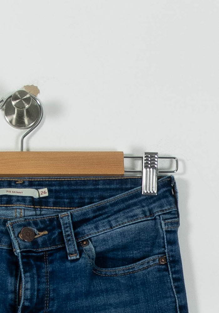Jean Skinny Bleu - Taille S/36 de la marque Levi's | PARAD82339 - Vendu par Paradigme - Image 3