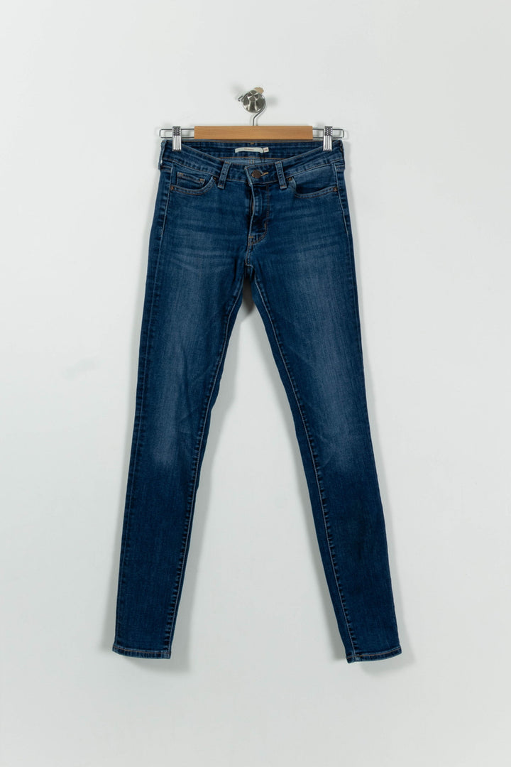 Jean Skinny Bleu - Taille S/36 de la marque Levi's | PARAD82339 - Vendu par Paradigme - Image 2