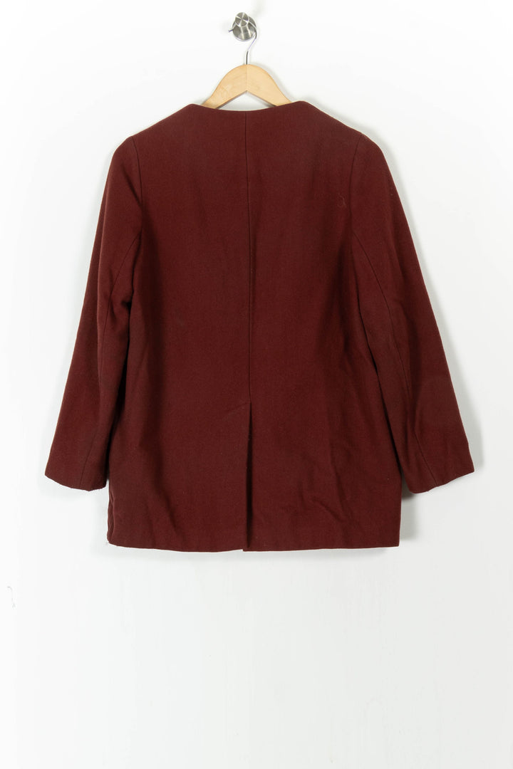 Manteau Bordeaux - Taille S/36 de la marque Sessùn | PARAD82341 - Vendu par Paradigme - Image 4