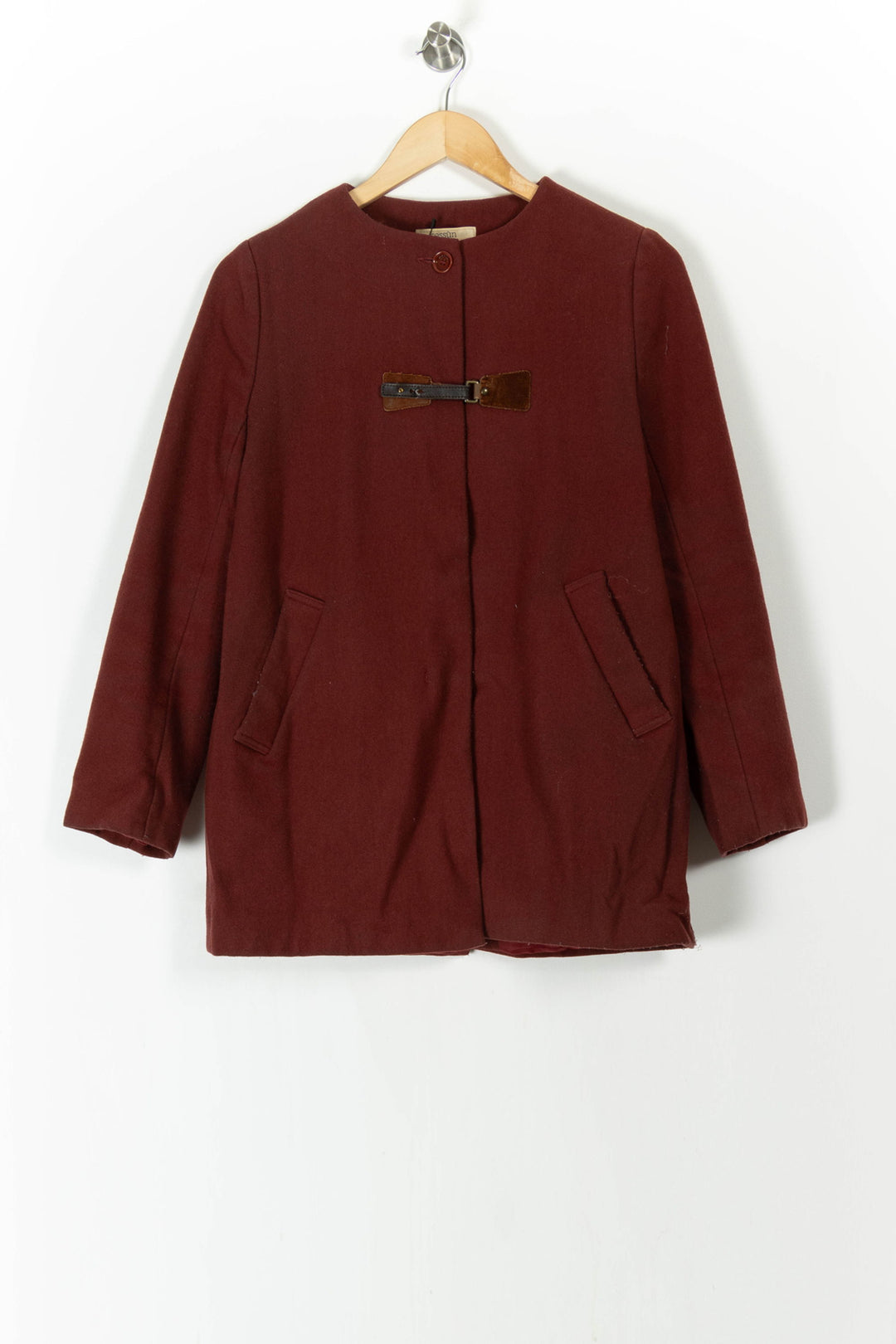 Manteau Bordeaux - Taille S/36 de la marque Sessùn | PARAD82341 - Vendu par Paradigme - Image 2
