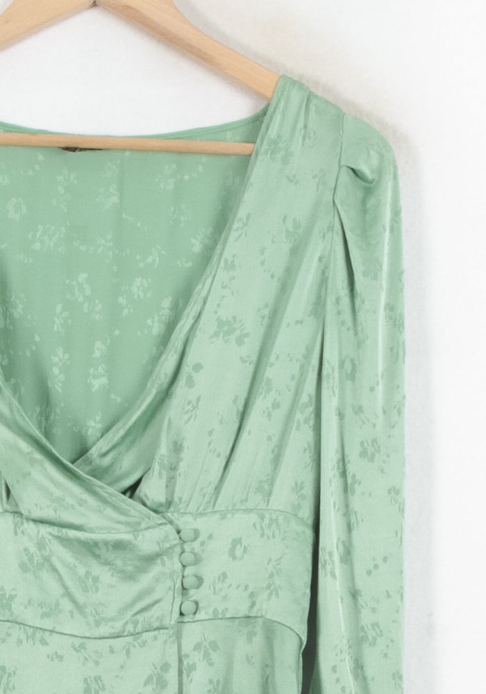 Blouse Verte - Taille L/40 de la marque Tara Jarmon | PARAD82346 - Vendu par Paradigme - Image 3