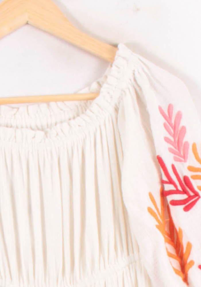 Robe Longue Blanche - Taille L/40 de la marque Sundress | PARAD82350 - Vendu par Paradigme - Image 3