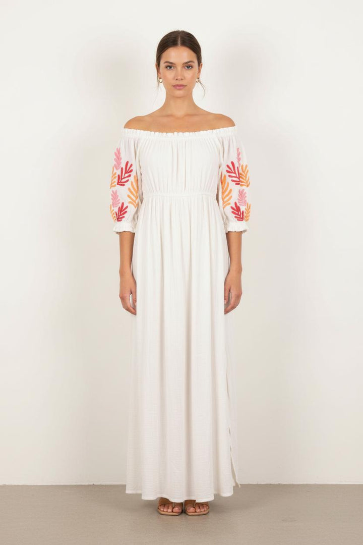 Robe Longue Blanche - Taille L/40 de la marque Sundress | PARAD82350 - Vendu par Paradigme - Image 1
