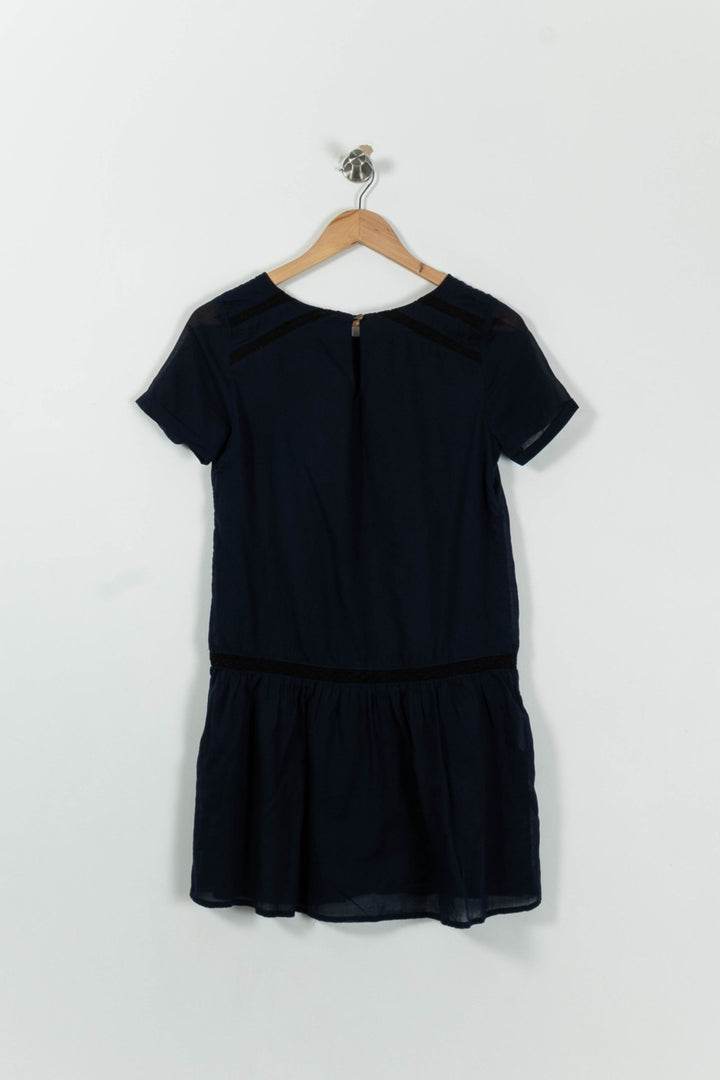 Robe Courte Bleue - Taille S/36 de la marque Sézane | PARAD82363 - Vendu par Paradigme - Image 4
