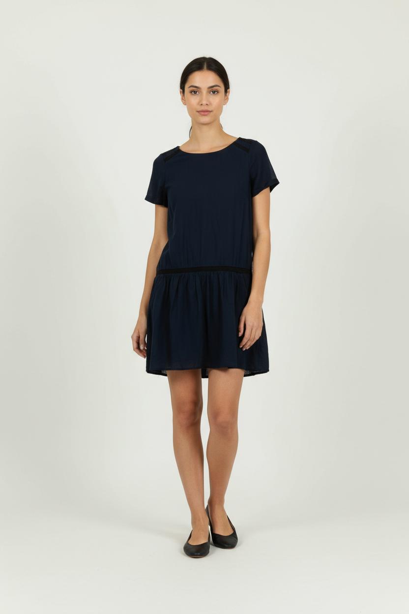 Robe Courte Bleue - Taille S/36 de la marque Sézane | PARAD82363 - Vendu par Paradigme - Image 1