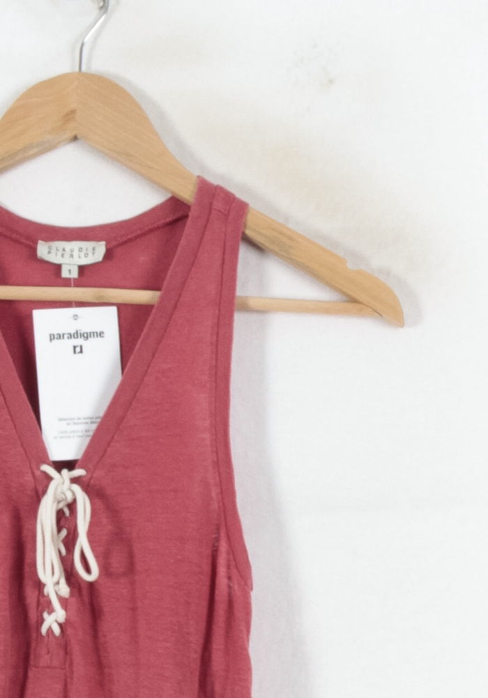Débardeur Rouge - Taille S/36 de la marque Claudie Pierlot | PARAD82365 - Vendu par Paradigme - Image 3