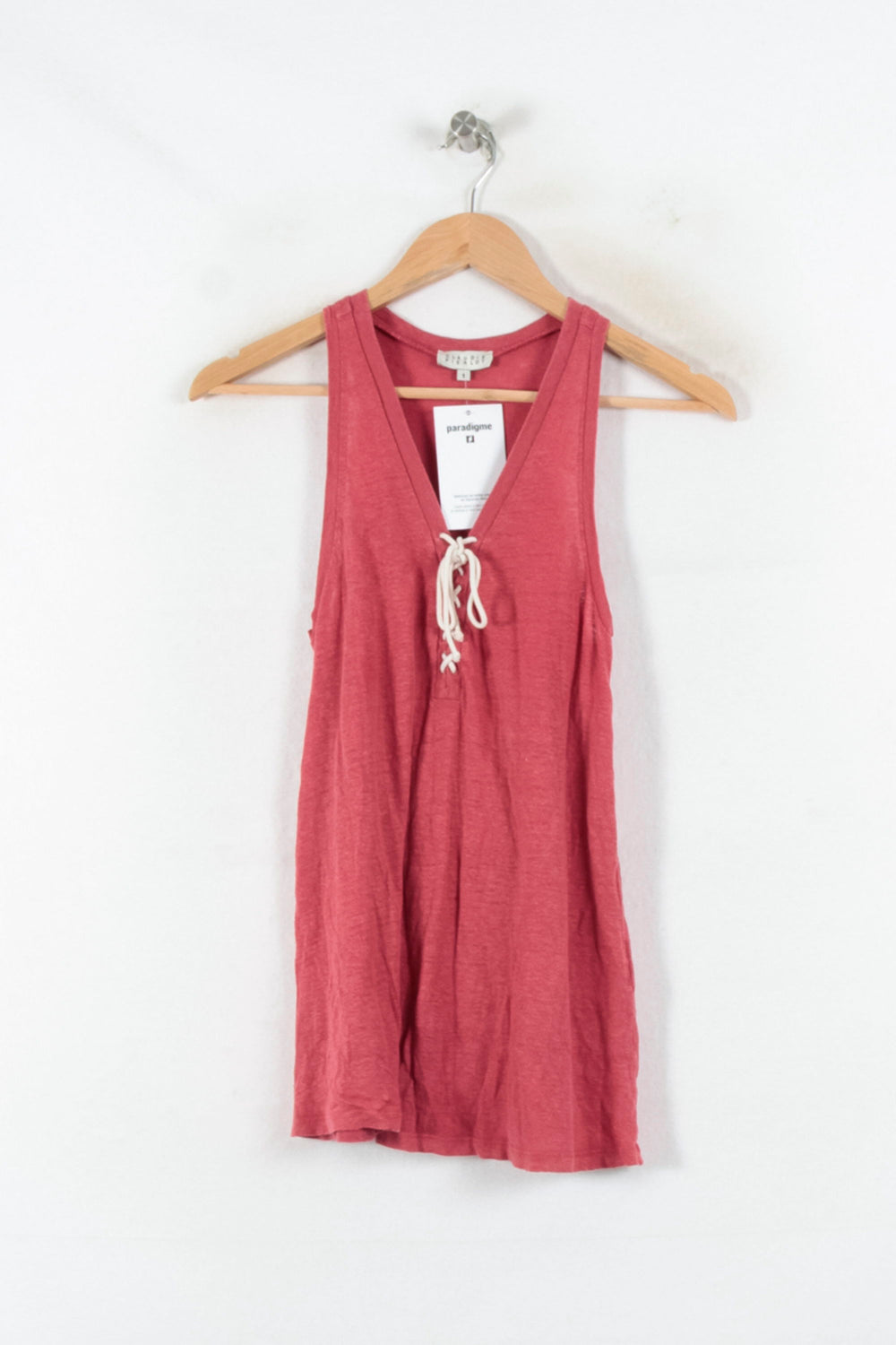 Débardeur Rouge - Taille S/36 de la marque Claudie Pierlot | PARAD82365 - Vendu par Paradigme - Image 2