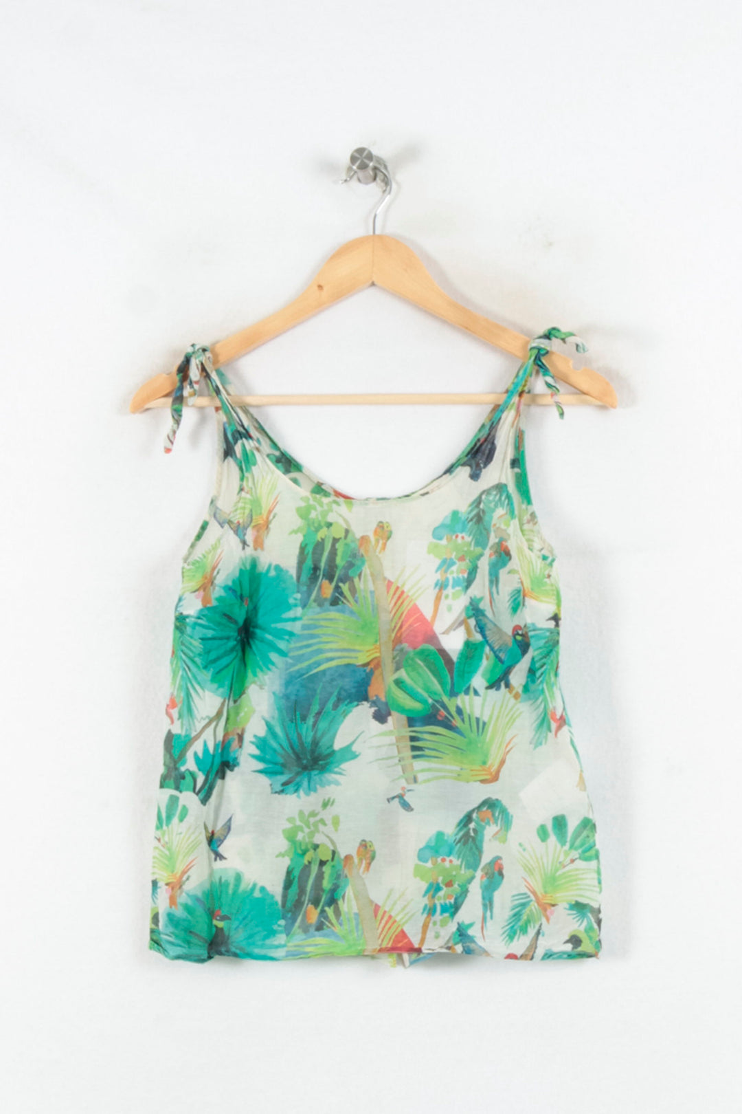 Débardeur Vert et Blanc - Taille S/36 de la marque Sézane | PARAD82368 - Vendu par Paradigme - Image 2