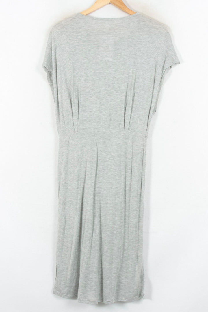 Robe Drapée Grise - Taille M/38 de la marque ba&sh | PARAD82373 - Vendu par Paradigme - Image 4