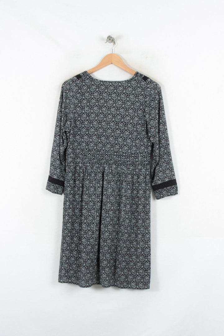 Robe Noire et Blanche - Taille M/38 de la marque La Fée Maraboutée | PARAD82383 - Vendu par Paradigme - Image 4