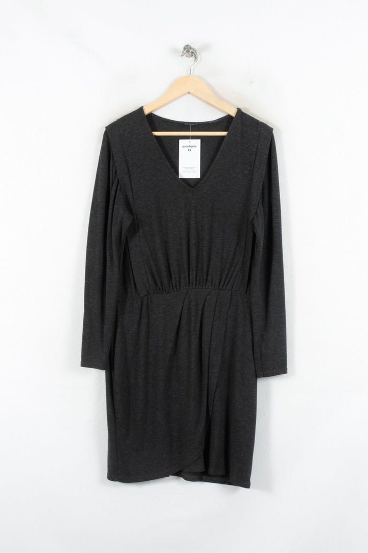 Robe Courte Noire - Taille L/40 de la marque IKKS | PARAD82392 - Vendu par Paradigme - Image 2