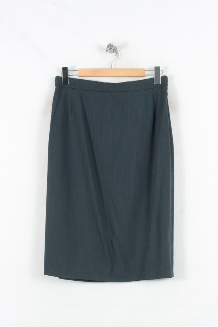 Jupe Droite Grise - Taille XXXL/46 de la marque Max Mara | PARAD82393 - Vendu par Paradigme - Image 4