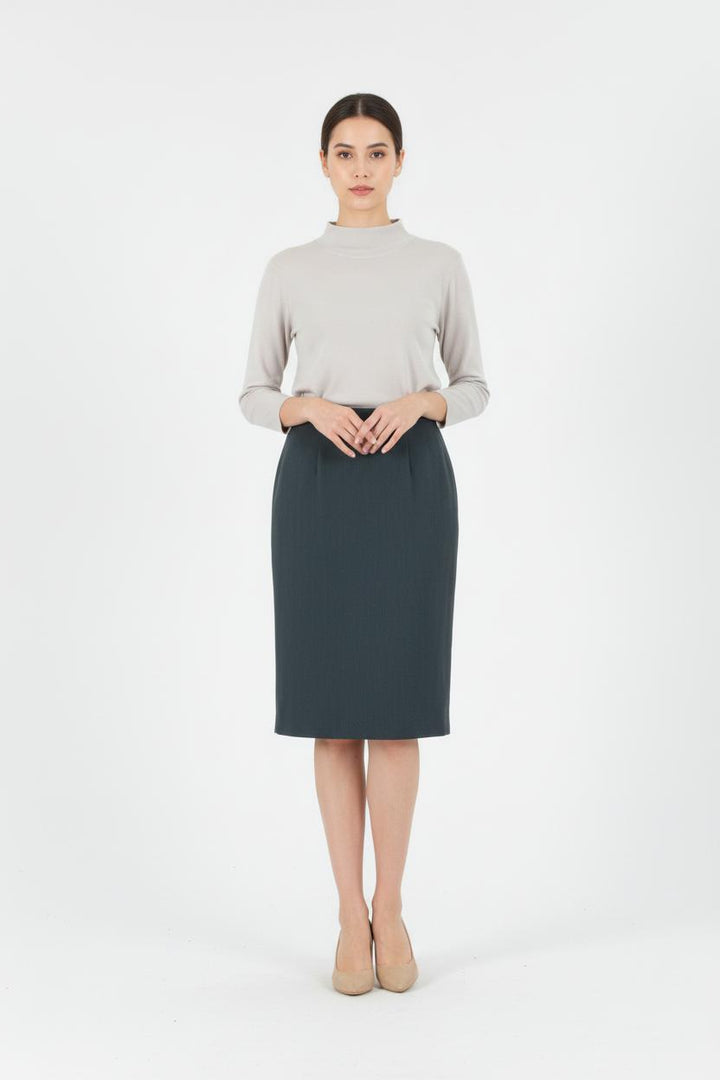 Jupe Droite Grise - Taille XXXL/46 de la marque Max Mara | PARAD82393 - Vendu par Paradigme - Image 1