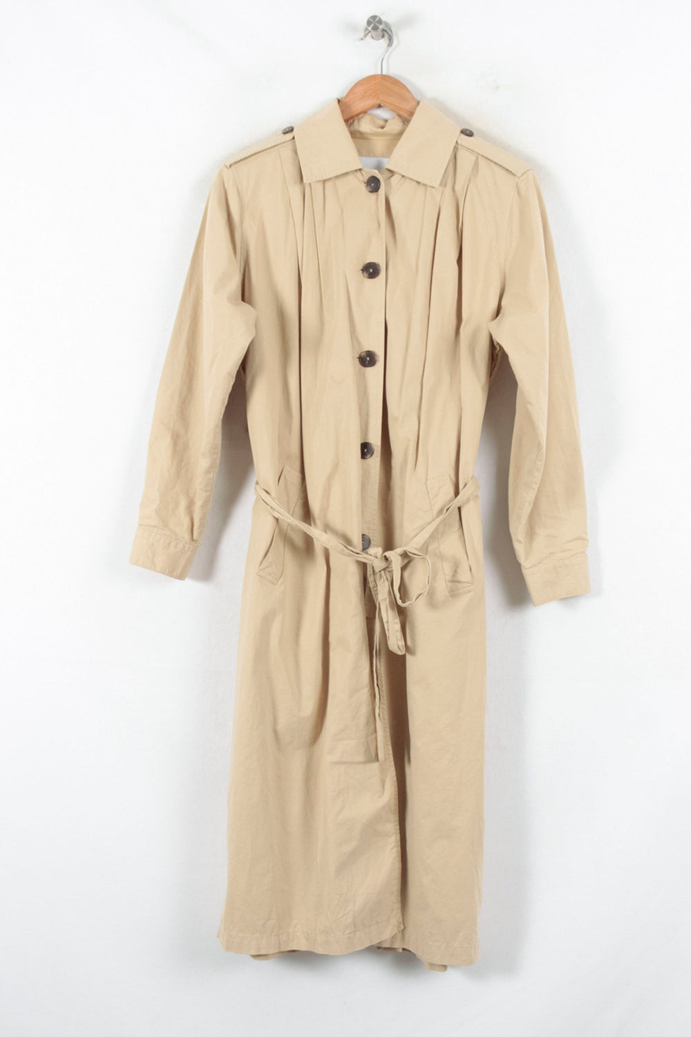 Trench Beige - Taille S/36 de la marque American Vintage | PARAD82394 - Vendu par Paradigme - Image 2