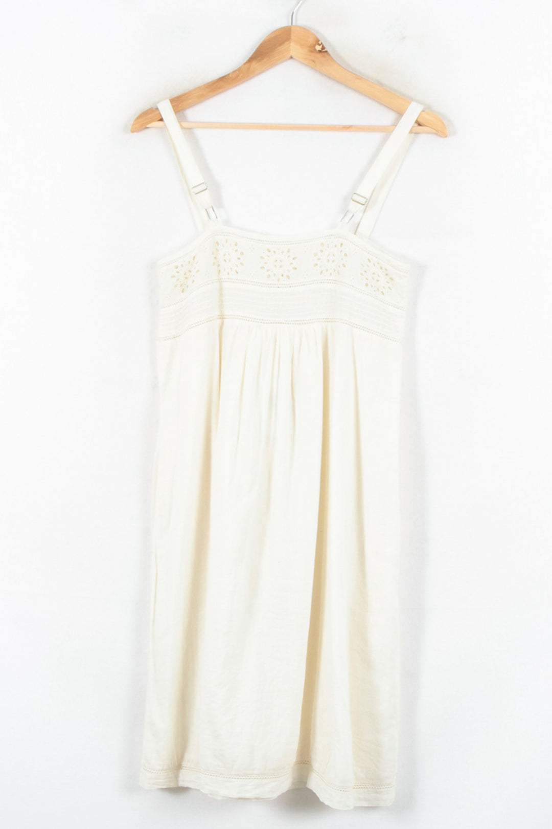 Robe Brodée Blanche - Taille S/36 de la marque Léon & Harper | PARAD82395 - Vendu par Paradigme - Image 4
