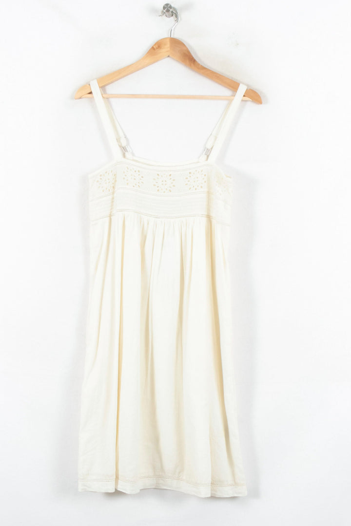 Robe Brodée Blanche - Taille S/36 de la marque Léon & Harper | PARAD82395 - Vendu par Paradigme - Image 2