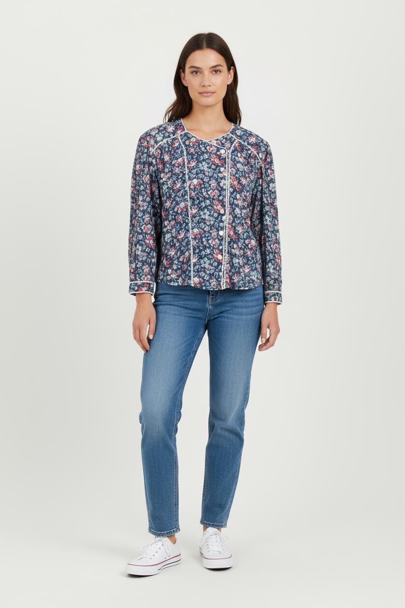 Blouse Bleu et Rouge - Taille S/36 de la marque Isabel Marant étoile | PARAD82396 - Vendu par Paradigme - Image 1