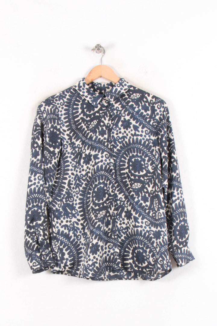 Chemise Blanche et Bleue - Taille S/36 de la marque Maison 123 | PARAD82401 - Vendu par Paradigme - Image 2