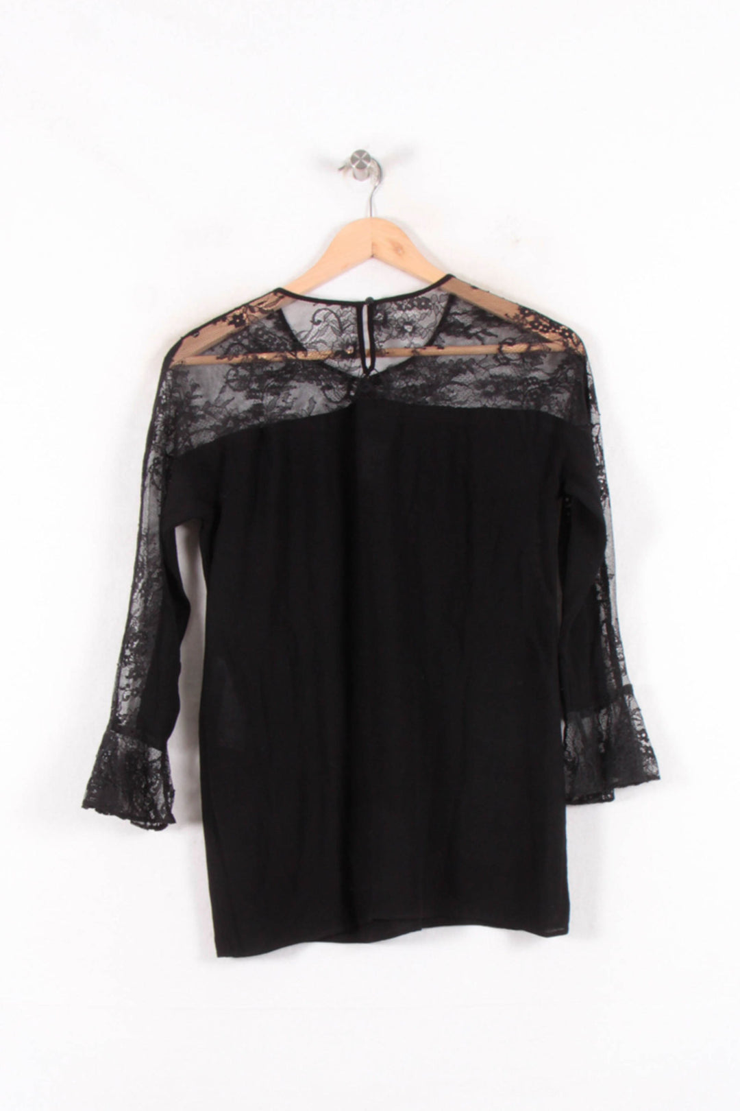 Blouse Noire - Taille S/36 de la marque Maje | PARAD82405 - Vendu par Paradigme - Image 4