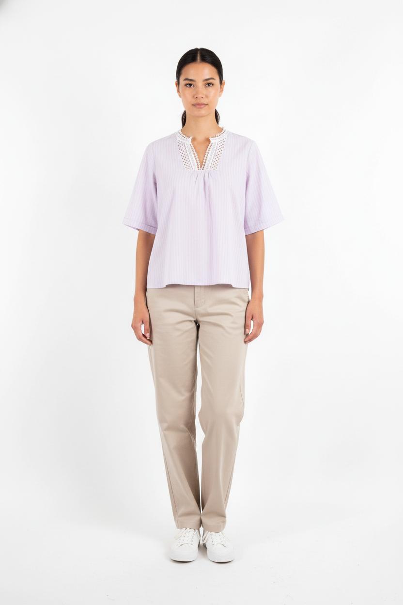 Blouse Lavande - Taille XL/42 de la marque Maison 123 | PARAD82409 - Vendu par Paradigme - Image 1