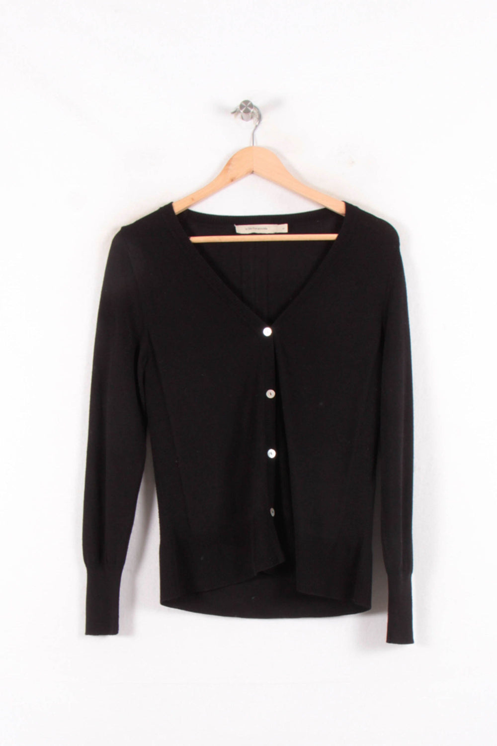 Cardigan Noir - Taille S/36 de la marque La Fée Maraboutée | PARAD82413 - Vendu par Paradigme - Image 2