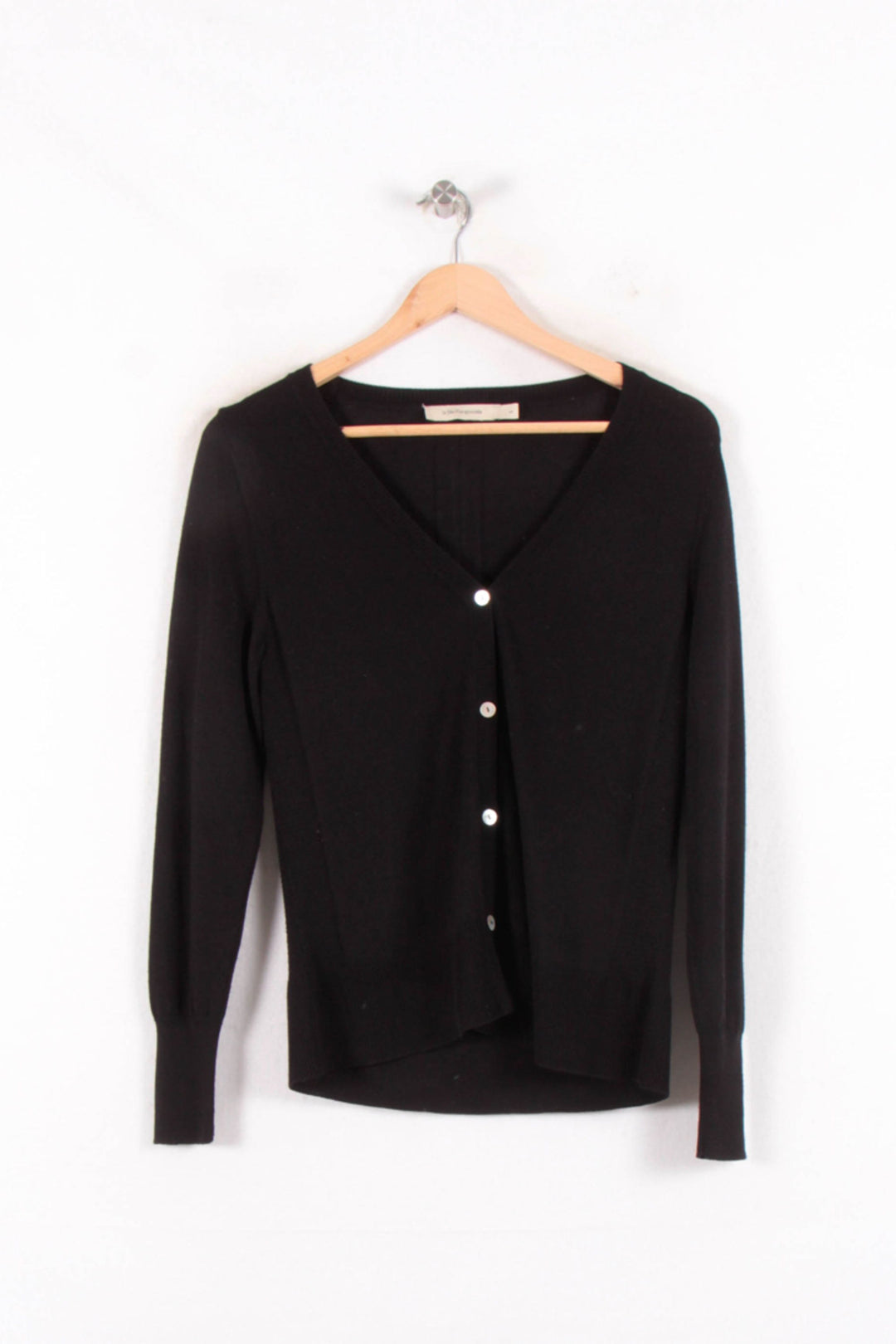 Cardigan Noir - Taille S/36 de la marque La Fée Maraboutée | PARAD82413 - Vendu par Paradigme - Image 2