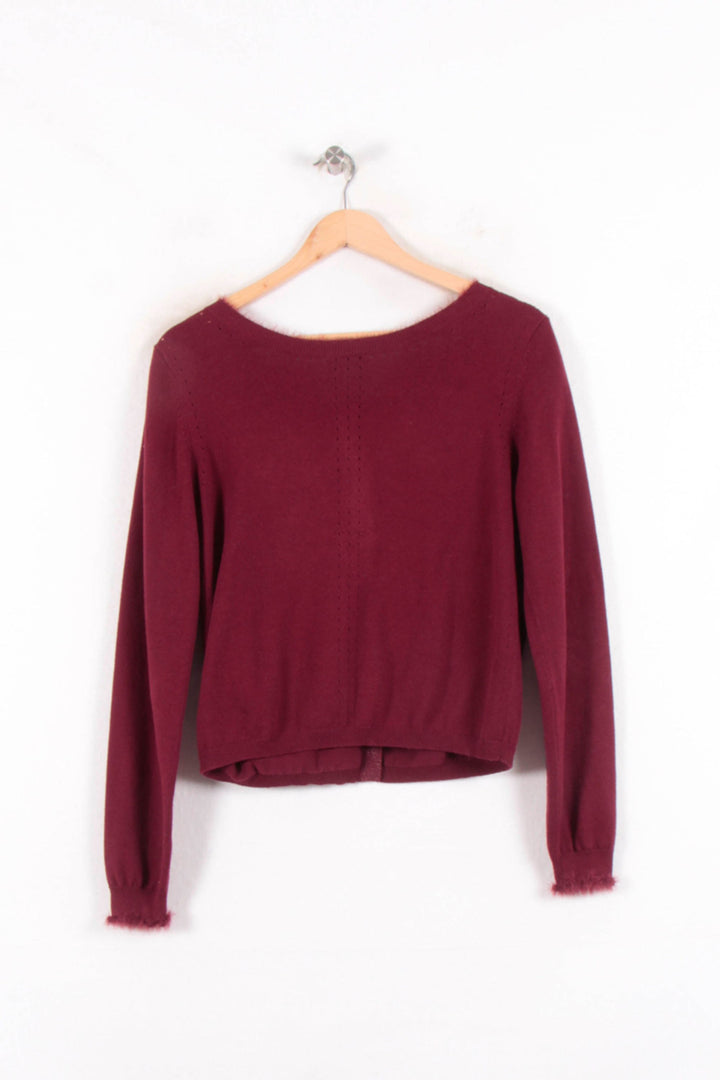 Cardigan Bordeaux - Taille M/38 de la marque One Step | PARAD82415 - Vendu par Paradigme - Image 4