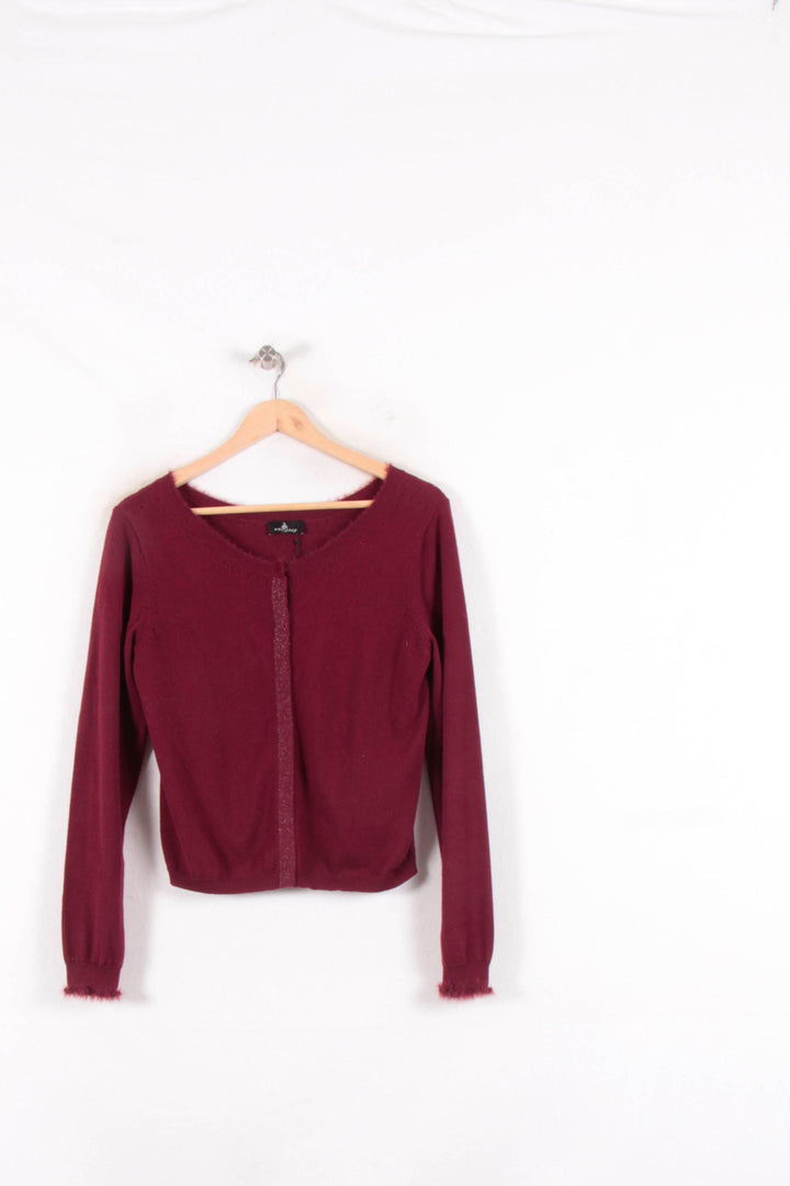 Cardigan Bordeaux - Taille M/38 de la marque One Step | PARAD82415 - Vendu par Paradigme - Image 2