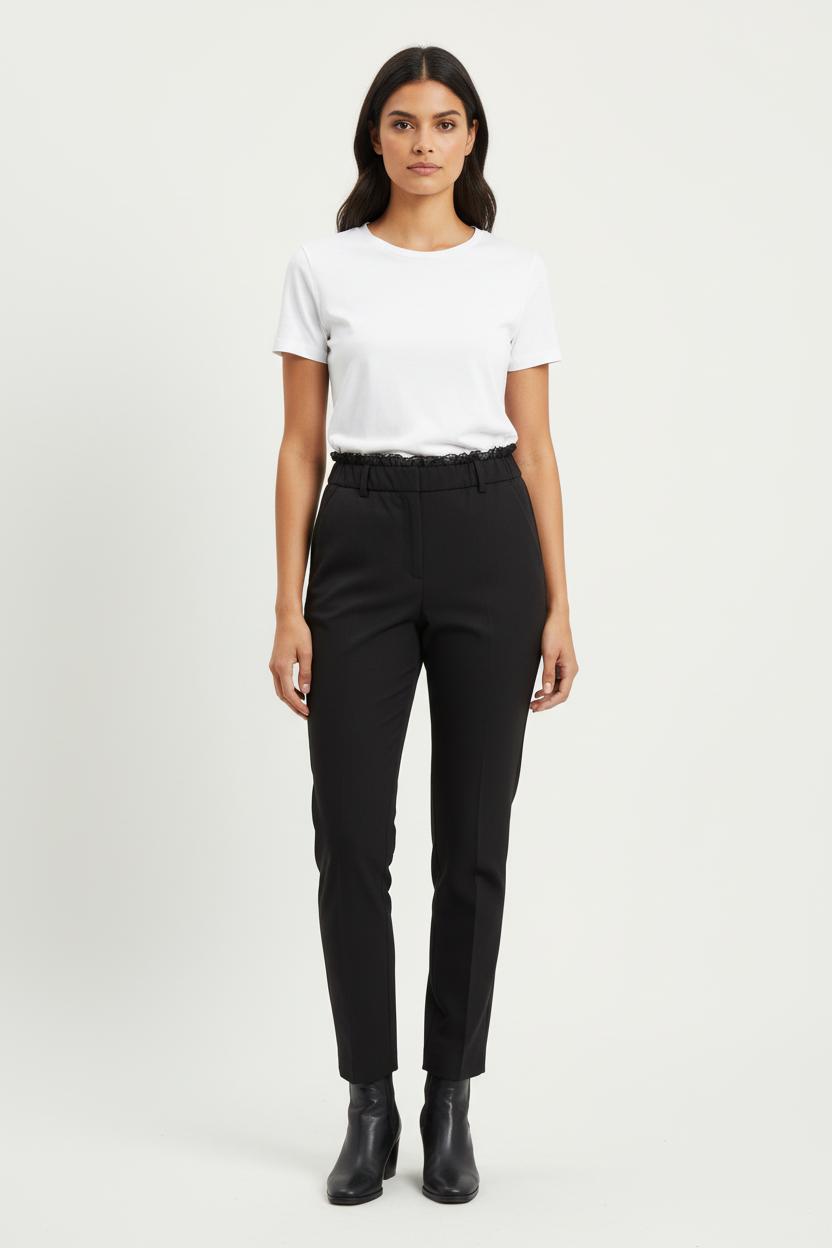 Pantalon Cigarette Noir - Taille XS/34 de la marque The Kooples | PARAD82417 - Vendu par Paradigme - Image 1
