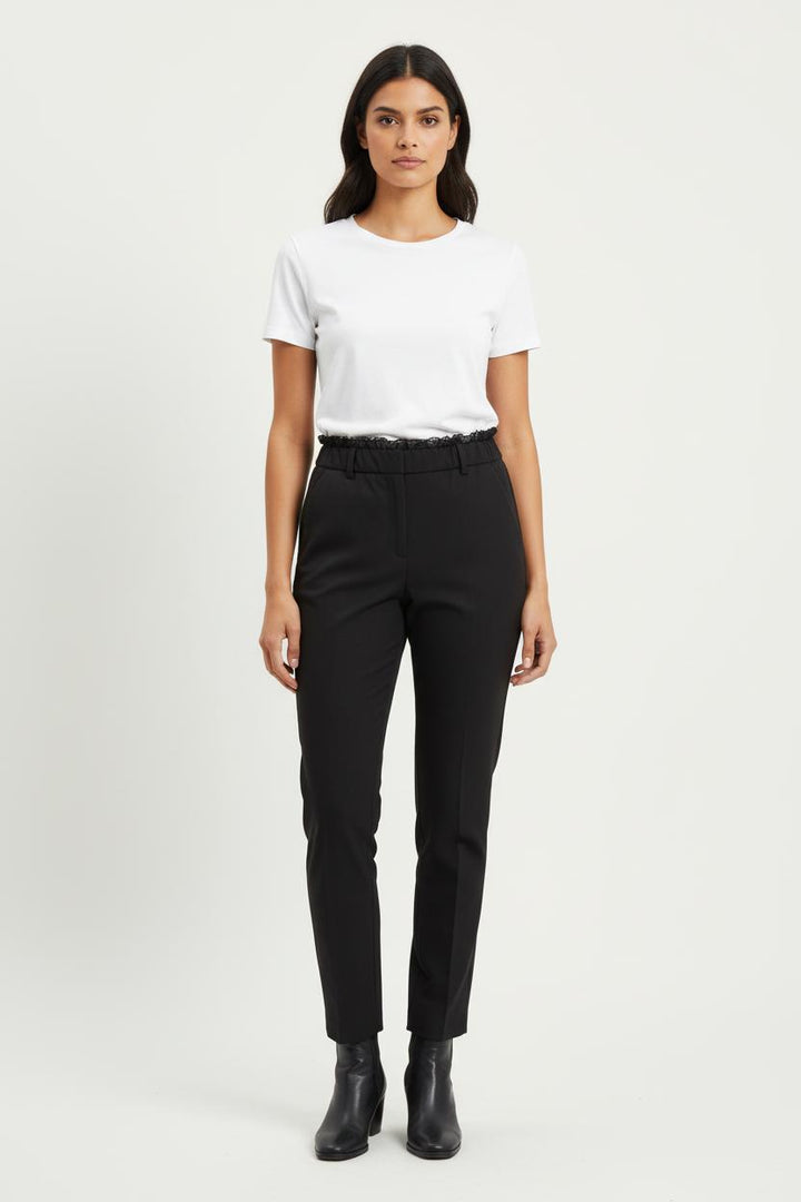 Pantalon Cigarette Noir - Taille XS/34 de la marque The Kooples | PARAD82417 - Vendu par Paradigme - Image 1