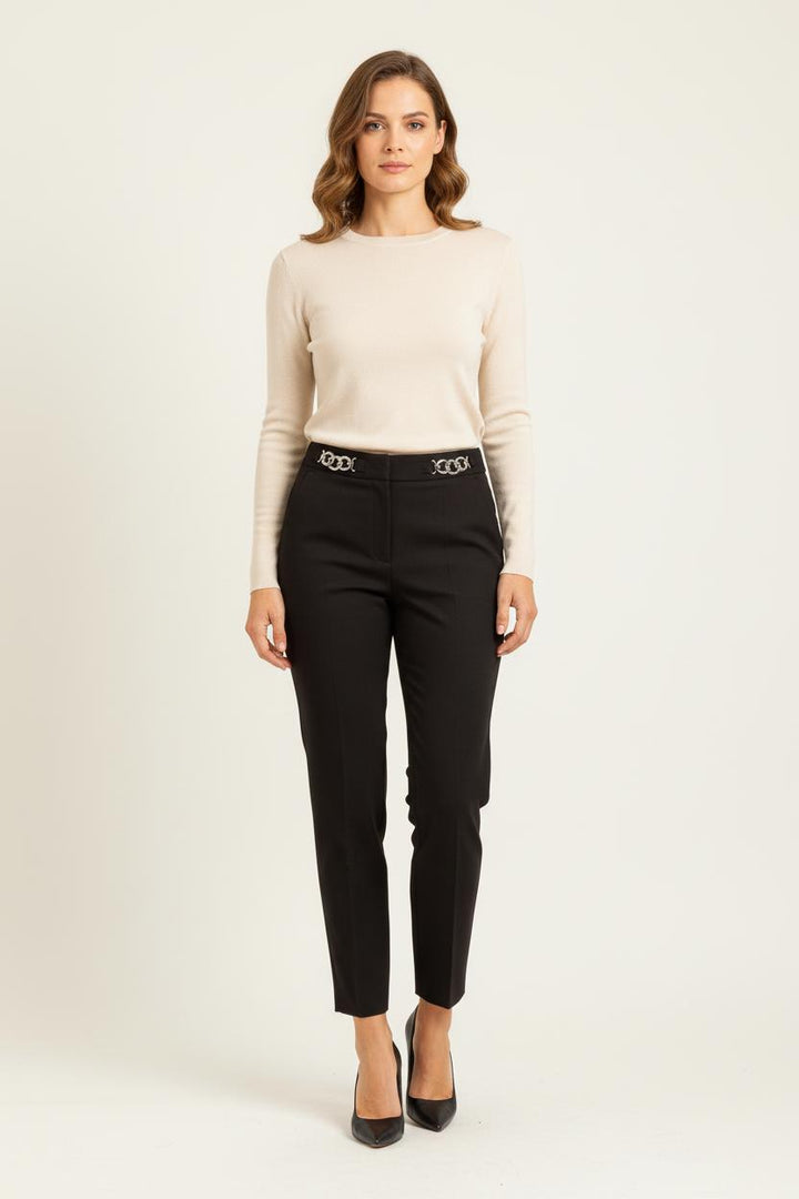 Pantalon De Tailleur Noir - Taille XS/34 de la marque The Kooples | PARAD82419 - Vendu par Paradigme - Image 1