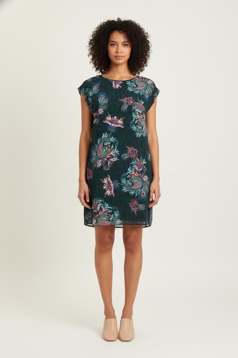 Robe Droite Verte - Taille L/40 de la marque One Step | PARAD82421 - Vendu par Paradigme - Image 1