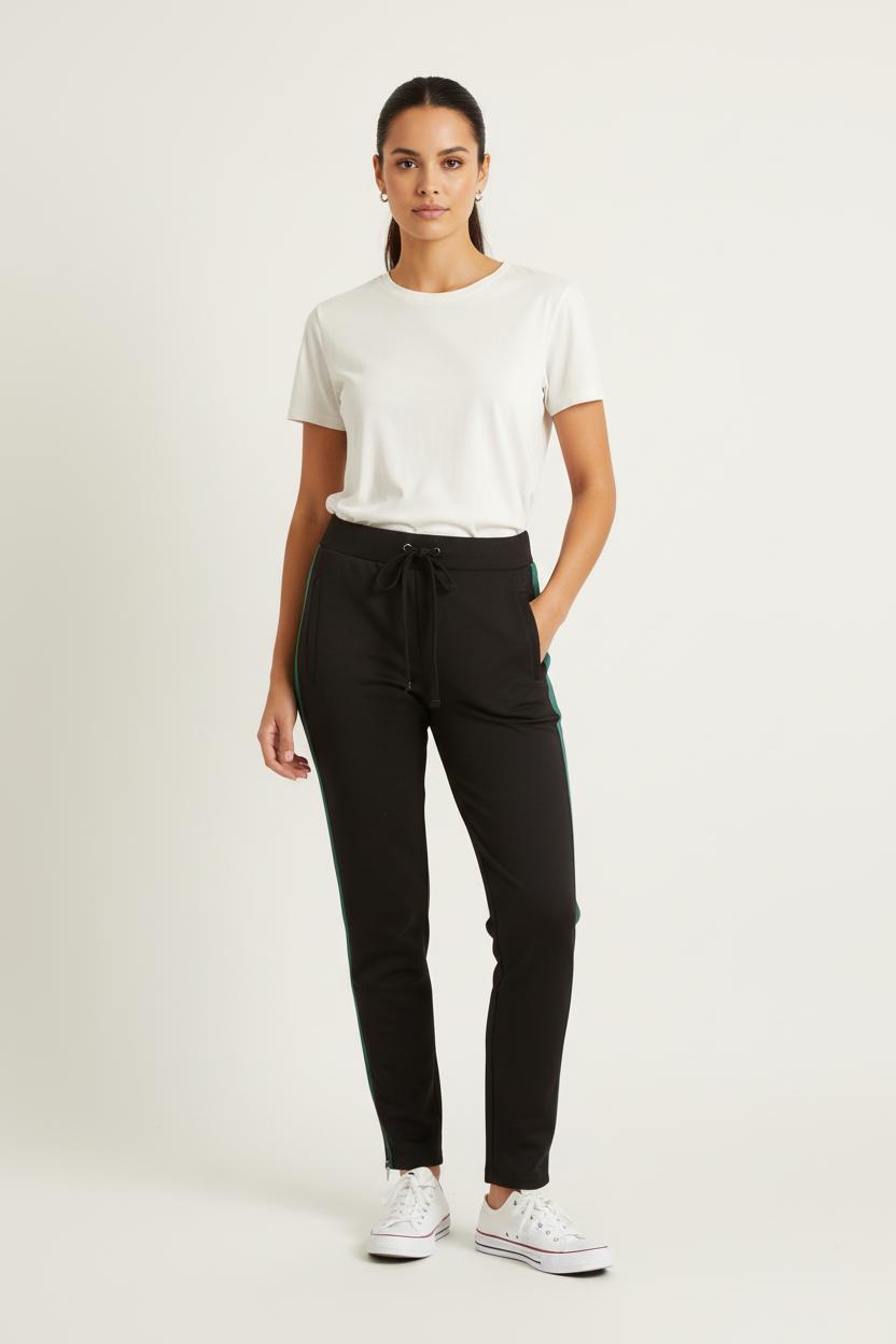 Pantalon de Jogging Noir et Vert - Taille S/36 de la marque The Kooples - Sport | PARAD82429 - Vendu par Paradigme - Image 1