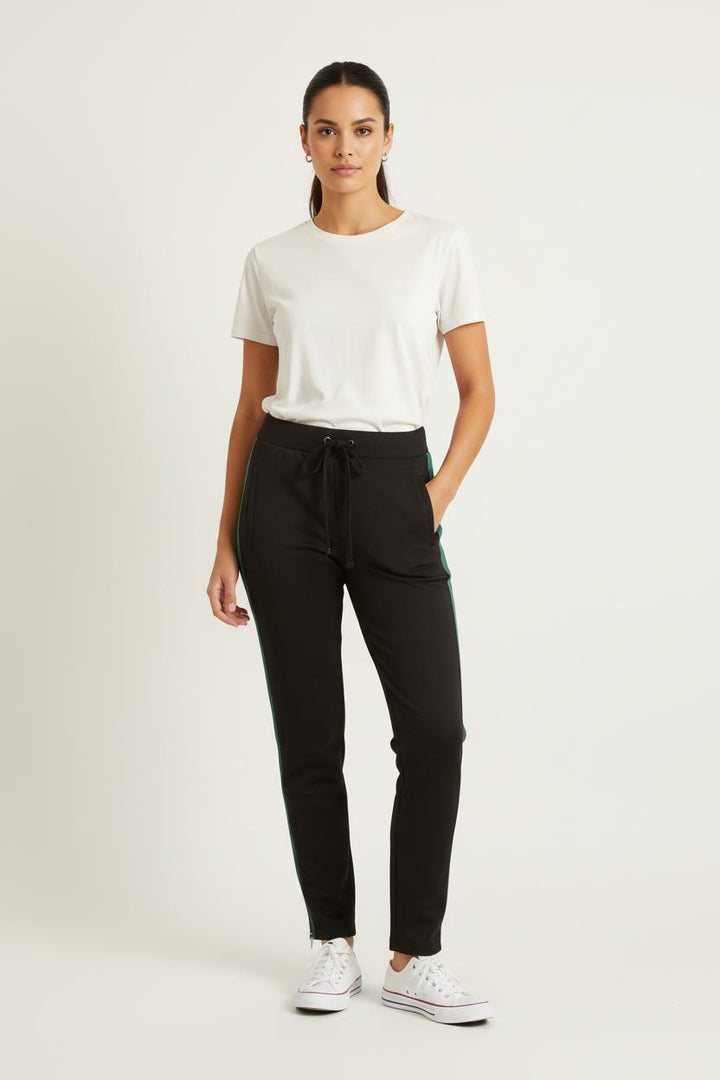 Pantalon de Jogging Noir et Vert - Taille S/36 de la marque The Kooples - Sport | PARAD82429 - Vendu par Paradigme - Image 1