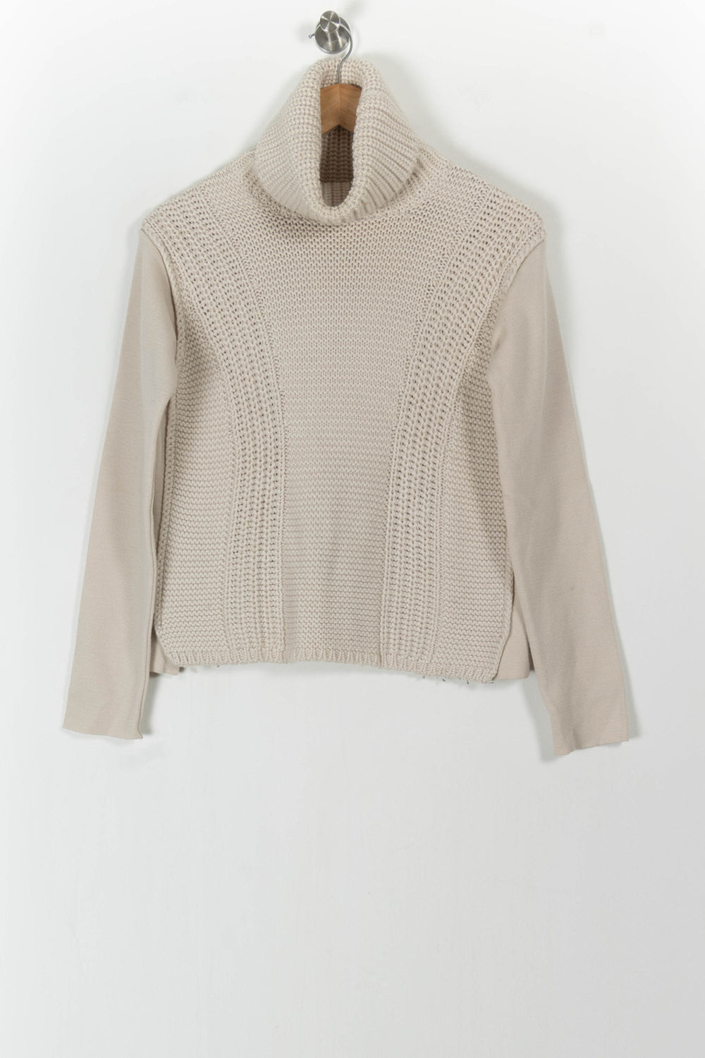 Pull Col Roulé Beige - Taille S/36 de la marque Paul & Joe | PARAD82433 - Vendu par Paradigme - Image 2