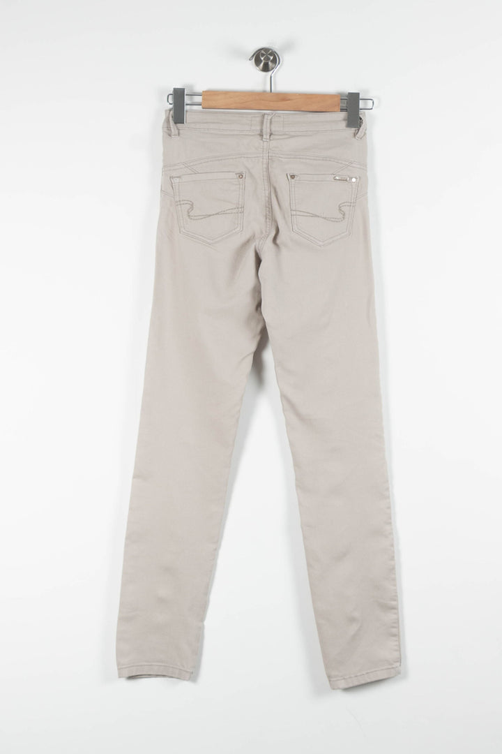 Jean Beige - Taille XS/34 de la marque Sud express | PARAD82443 - Vendu par Paradigme - Image 4