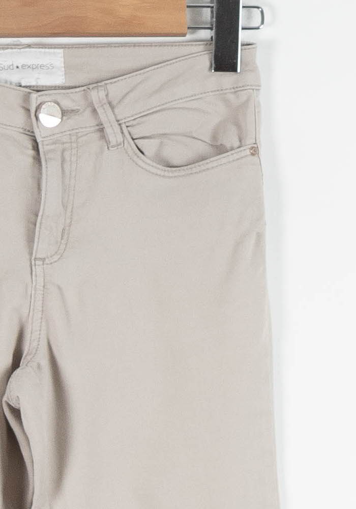 Jean Beige - Taille XS/34 de la marque Sud express | PARAD82443 - Vendu par Paradigme - Image 3