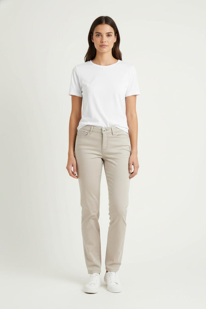 Jean Beige - Taille XS/34 de la marque Sud express | PARAD82443 - Vendu par Paradigme - Image 1