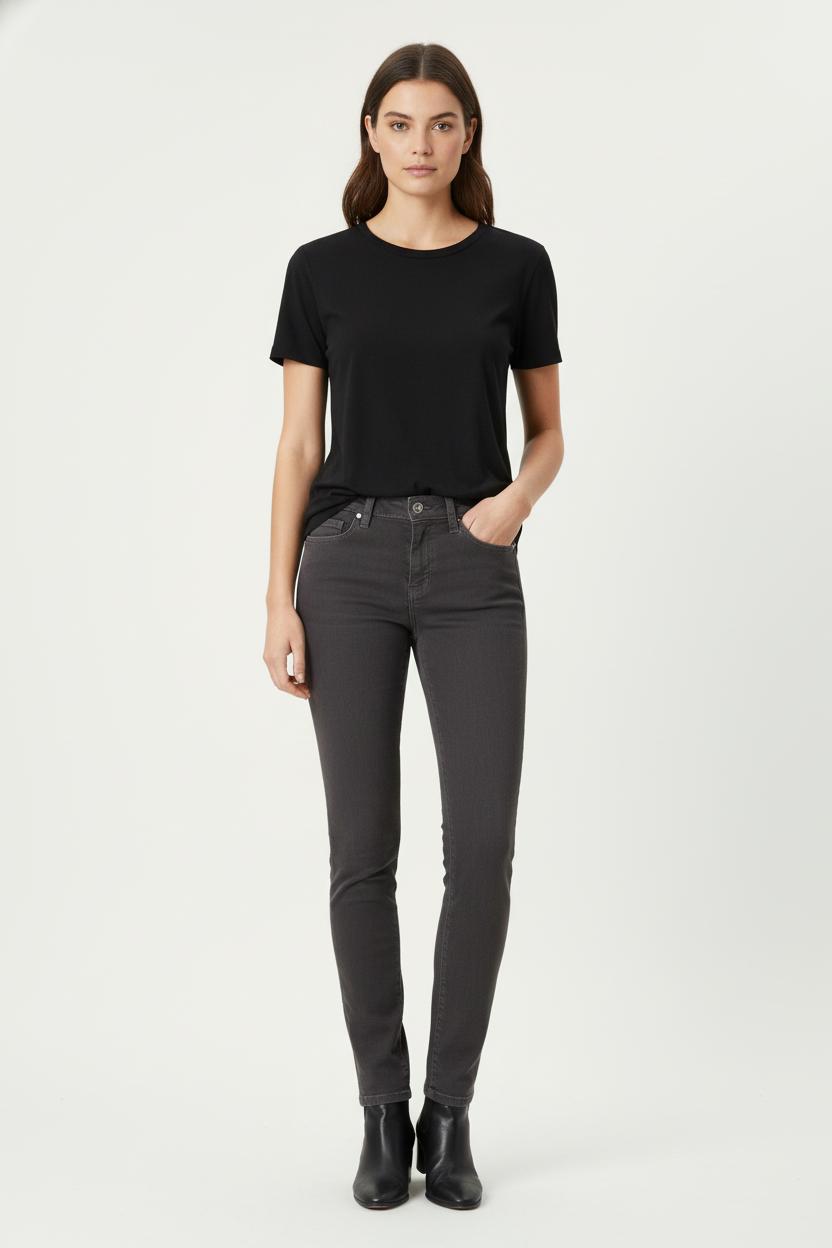 Jean Skinny Gris - Taille XS/34 de la marque Sud express | PARAD82447 - Vendu par Paradigme - Image 1