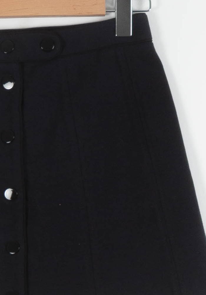 Jupe Boutonnée Bleue - Taille XS/34 de la marque A.P.C. | PARAD82452 - Vendu par Paradigme - Image 3