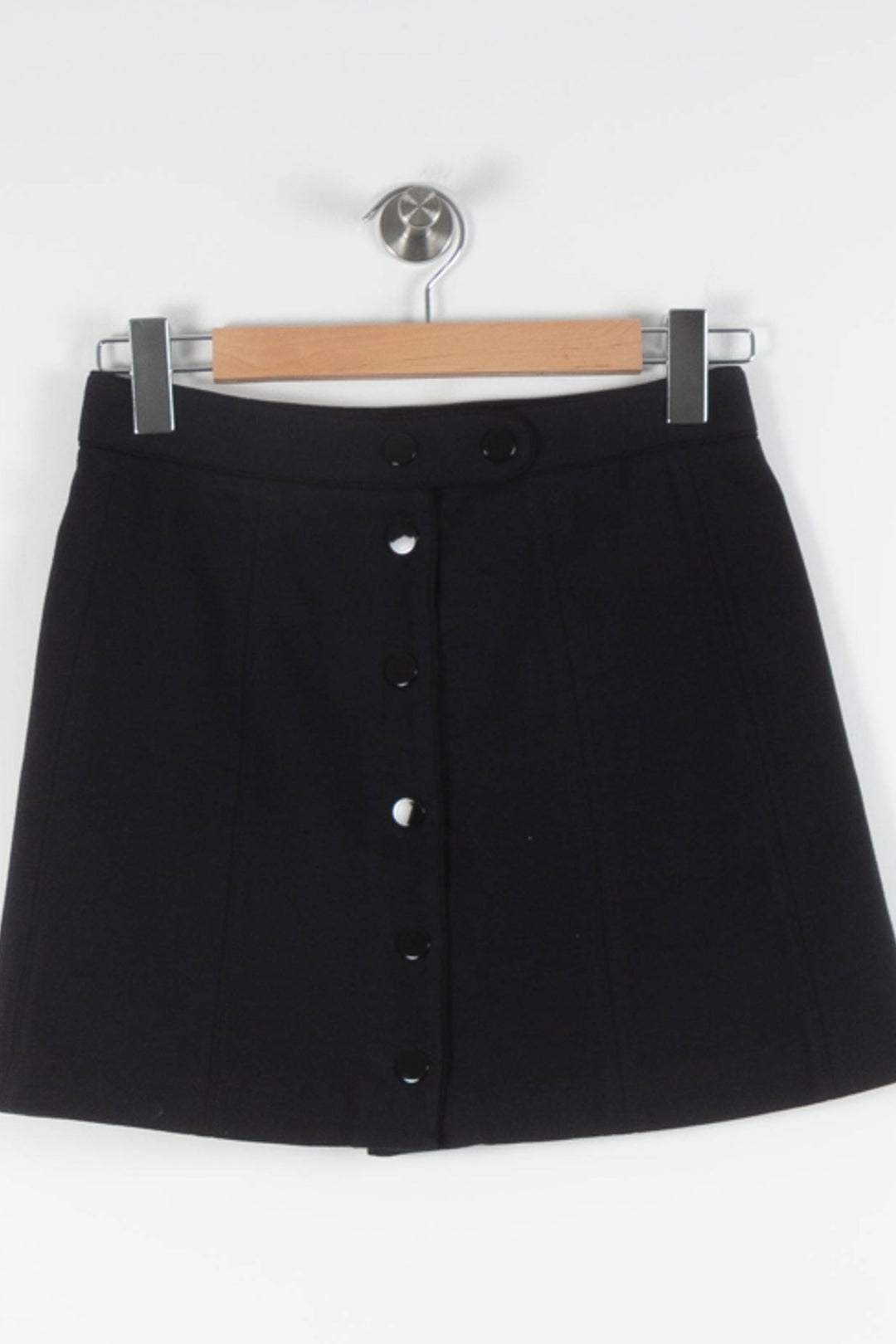 Jupe Boutonnée Bleue - Taille XS/34 de la marque A.P.C. | PARAD82452 - Vendu par Paradigme - Image 2