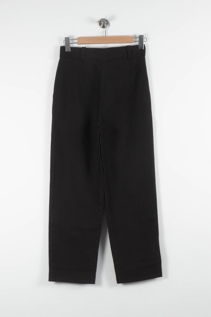 Pantalon Cargo Noir - Taille S/36 de la marque Sandro | PARAD82459 - Vendu par Paradigme - Image 4