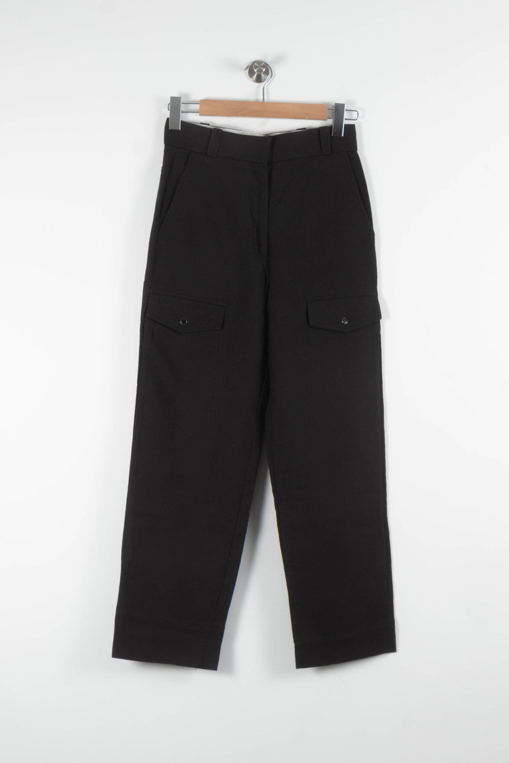 Pantalon Cargo Noir - Taille S/36 de la marque Sandro | PARAD82459 - Vendu par Paradigme - Image 2
