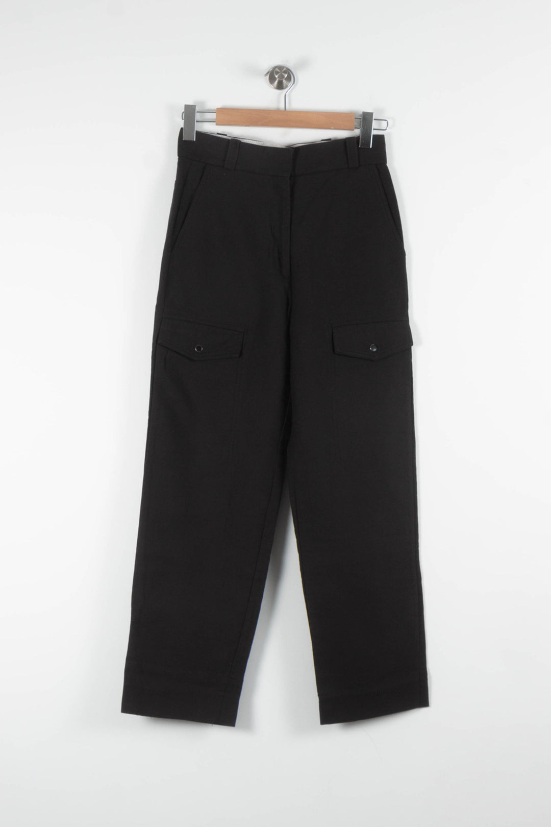 Pantalon Cargo Noir - Taille S/36 de la marque Sandro | PARAD82459 - Vendu par Paradigme - Image 2