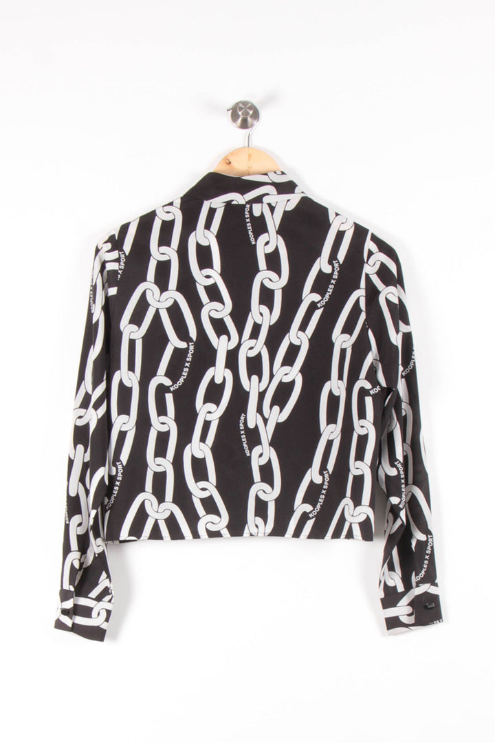 Chemise Noire et Blanche - Taille S/36 de la marque The Kooples | PARAD82463 - Vendu par Paradigme - Image 4