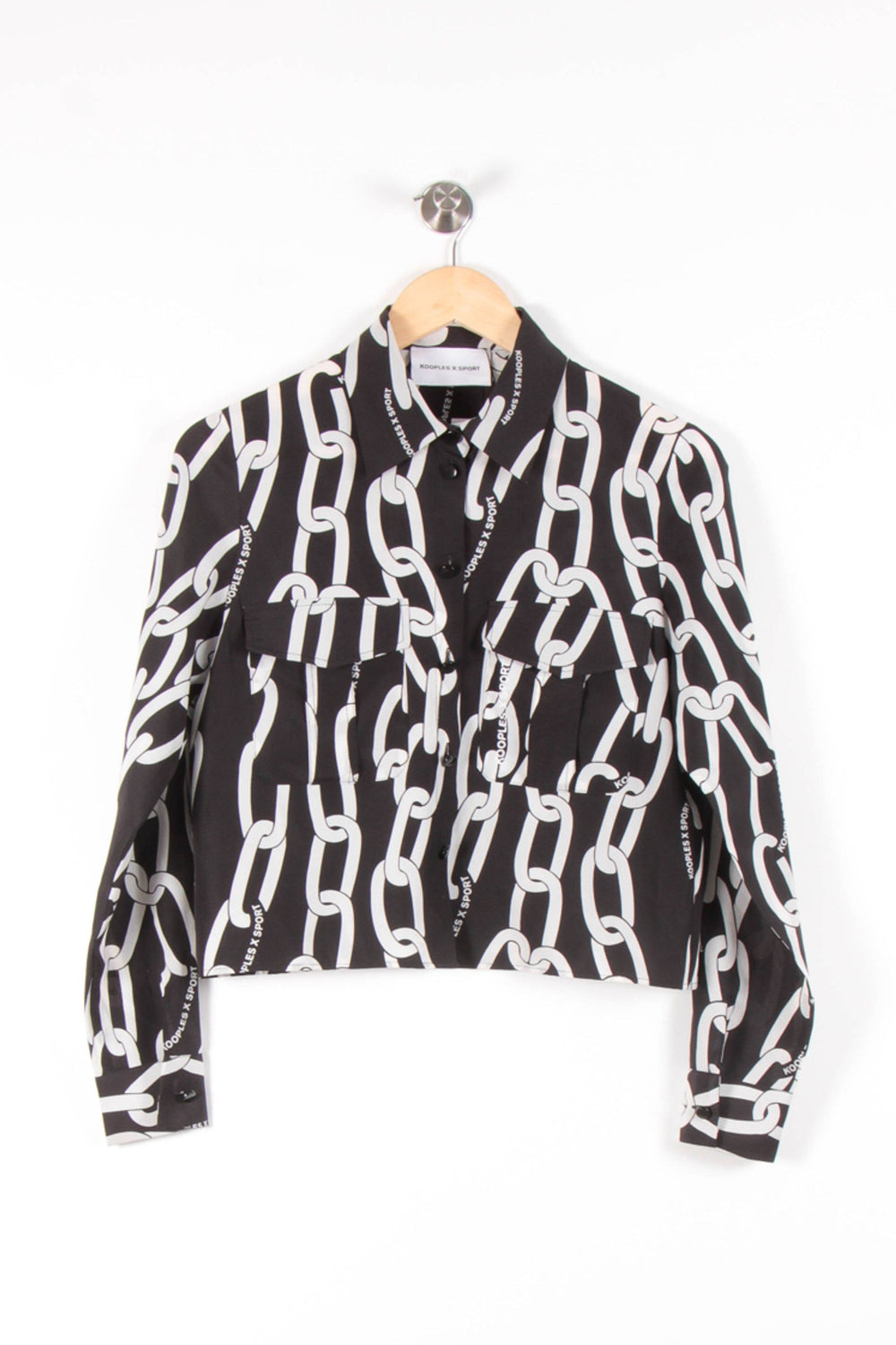 Chemise Noire et Blanche - Taille S/36 de la marque The Kooples | PARAD82463 - Vendu par Paradigme - Image 2