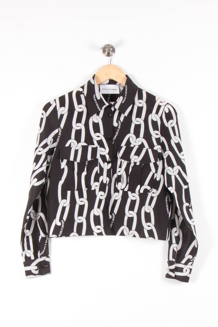 Chemise Noire et Blanche - Taille S/36 de la marque The Kooples | PARAD82463 - Vendu par Paradigme - Image 2